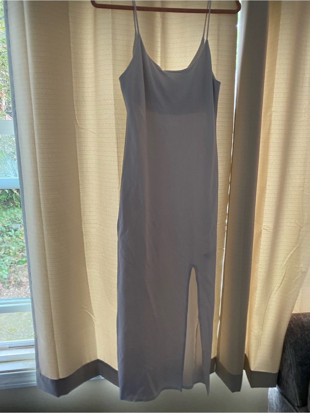 Forever 21 Lilac Spaghetti Strap Maxi Dress with Front Slit